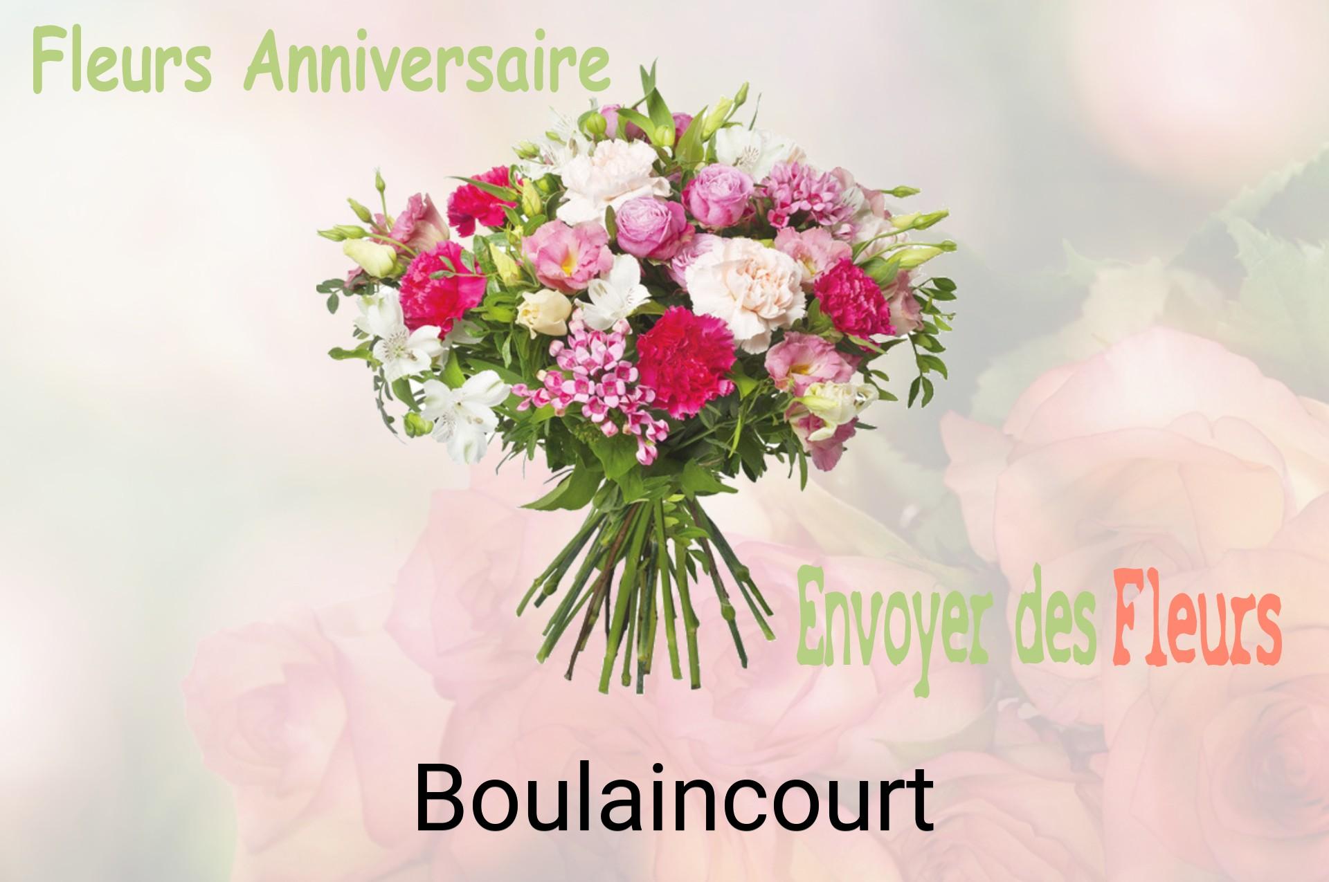Bouquet de fleurs d’anniversaire livré à Boulaincourt